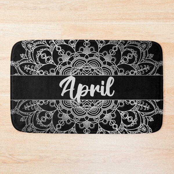 Item preview, April month for bullet journal in silver designed and sold by felinefeelings.