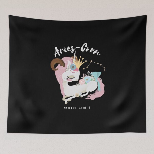 Item preview, Aries-Corn Horoscope - Unicorn Zodiac Sign designed and sold by Unicorn7Magic.