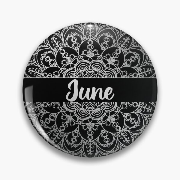 Item preview, June month for bullet journal in silver designed and sold by felinefeelings.
