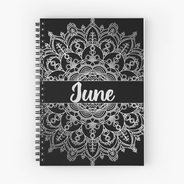 Item preview, June month for bullet journal in silver designed and sold by felinefeelings.