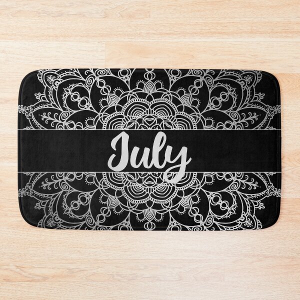 Item preview, July month for bullet journal in silver designed and sold by felinefeelings.