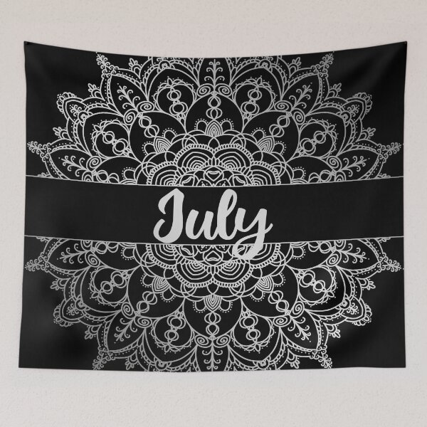 Item preview, July month for bullet journal in silver designed and sold by felinefeelings.