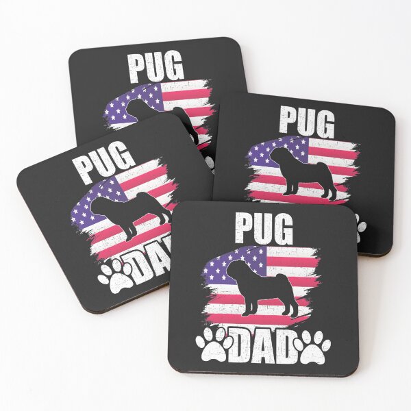 Item preview, Pug Dad Dog Lover American US Flag Long Sleeve TShirt99 designed and sold by ayeshacl.