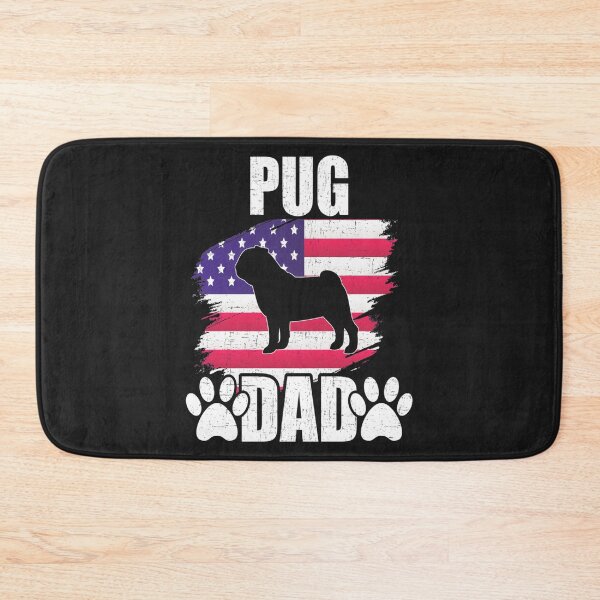 Item preview, Pug Dad Dog Lover American US Flag Long Sleeve TShirt99 designed and sold by ayeshacl.