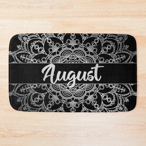 Item preview, August month for bullet journal in silver designed and sold by felinefeelings.