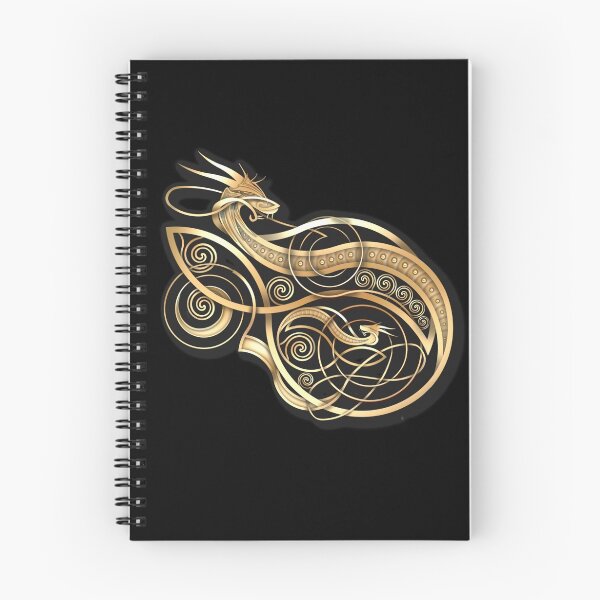Item preview, Gold Norse Dragon designed and sold by Naumaddic Arts.