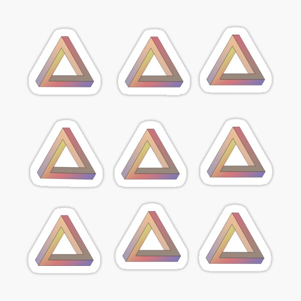 Item preview, Optical Illusion Triangle designed and sold by Ruby Jackson.