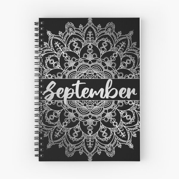 Item preview, September month for bullet journal in silver designed and sold by felinefeelings.