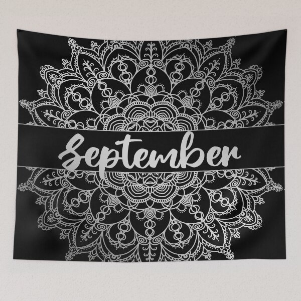 Item preview, September month for bullet journal in silver designed and sold by felinefeelings.