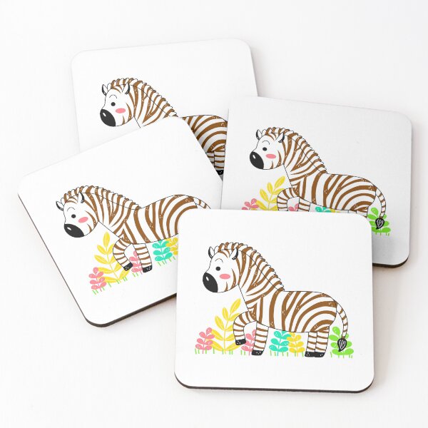 Item preview, Cute brown zebra designed and sold by PlanetAries.