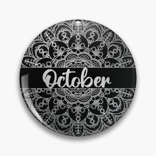 Item preview, October month for bullet journal in silver designed and sold by felinefeelings.
