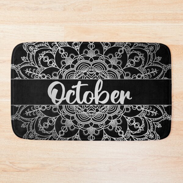 Item preview, October month for bullet journal in silver designed and sold by felinefeelings.