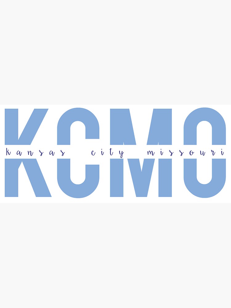 "KCMO" Sticker by caroalmighty Redbubble
