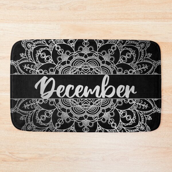 Item preview, December month for bullet journal in silver designed and sold by felinefeelings.