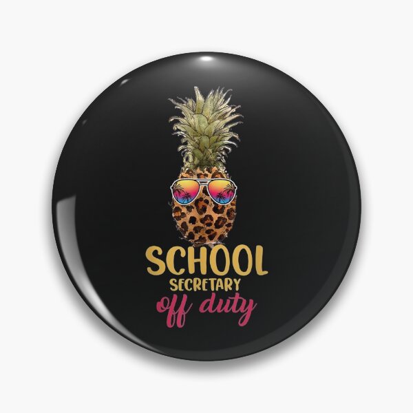 Item preview, School Secretary Off Duty Pineapple Aloha Summer Beach TShirt26 designed and sold by ayeshacl.