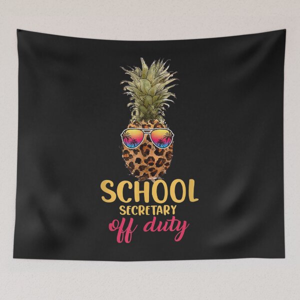 Item preview, School Secretary Off Duty Pineapple Aloha Summer Beach TShirt26 designed and sold by ayeshacl.