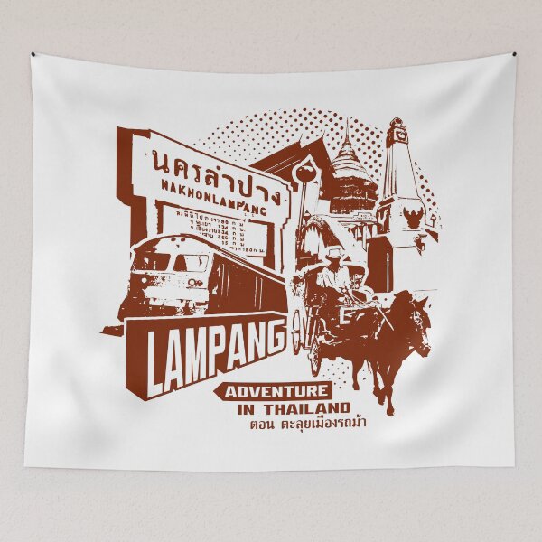 Item preview, Lampang Thailand adventure style designed and sold by CIMANN.