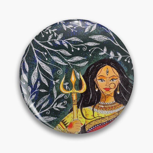 Item preview, Durga Acrylic Mix Media Painting designed and sold by rohanch24.