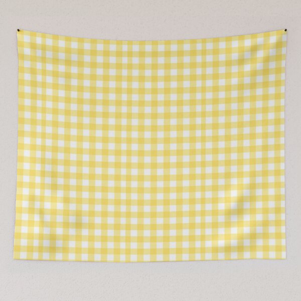 Aperçu de l'œuvre motif Vichy jaune créée et vendue par Jojo-b.