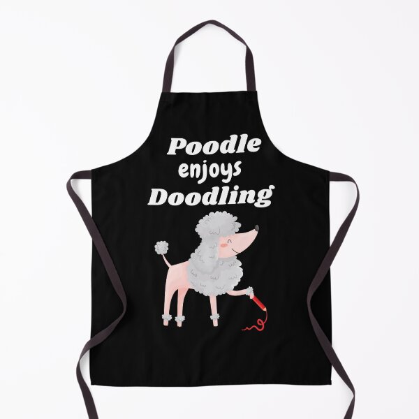 Item preview, Poodle Enjoys Doodling designed and sold by subtleday.