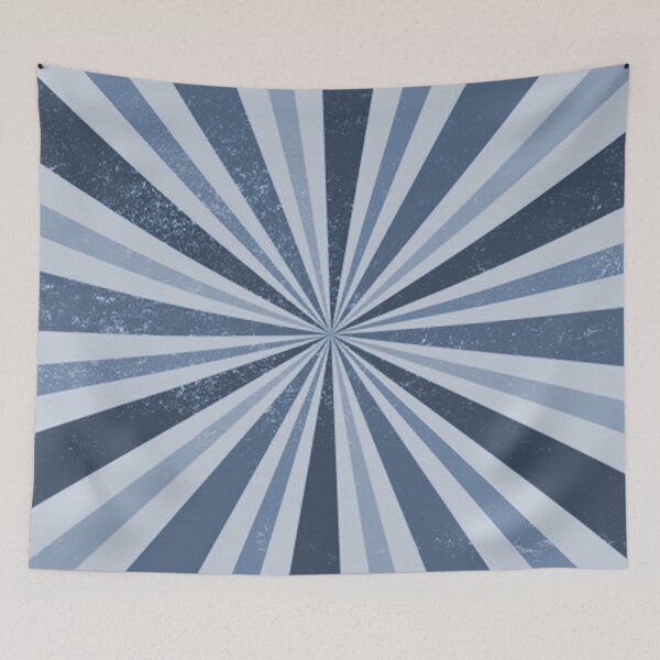 Item preview, Duck egg blue vintage sunburst designed and sold by peggieprints.