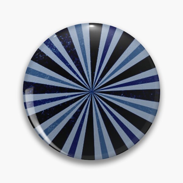 Item preview, French navy blue vintage sunburst designed and sold by peggieprints.