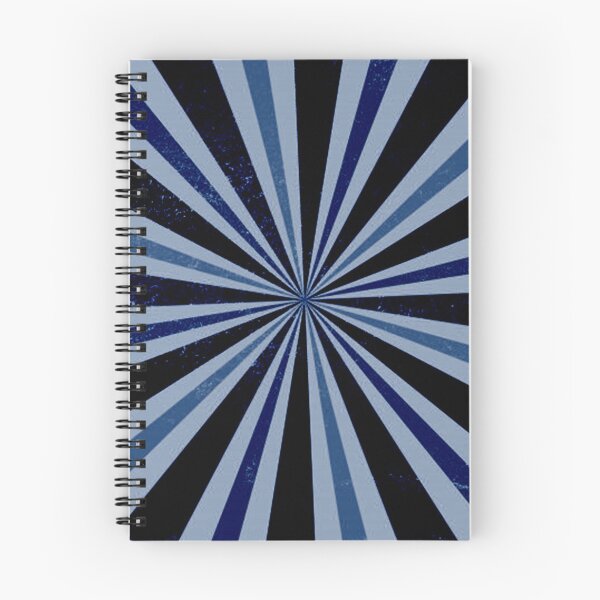 Item preview, French navy blue vintage sunburst designed and sold by peggieprints.