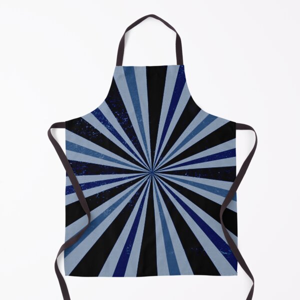 Item preview, French navy blue vintage sunburst designed and sold by peggieprints.