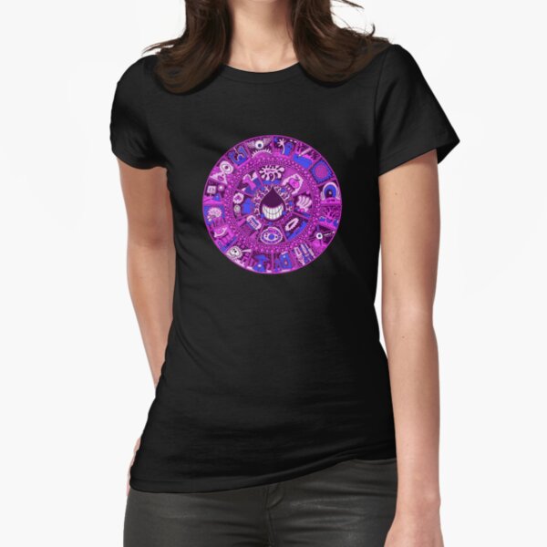 The Drop in Purple and Blue Fitted T-Shirt