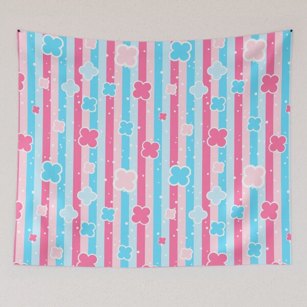 Item preview, Colourful flower strips  designed and sold by ArtistPlayStore.