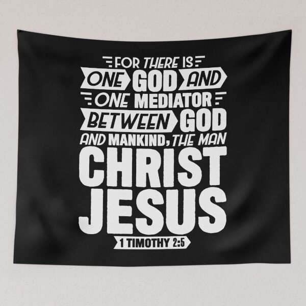 Item preview, 1 Timothy 2:5 Jesus Christ designed and sold by plushism.