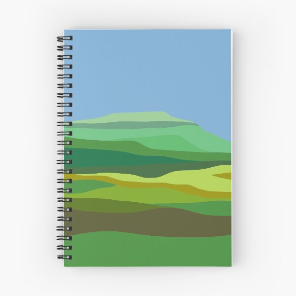 Item preview, Abstract Ingleborough in Spring, Yorkshire Dales Three Peaks, Fell Walking designed and sold by SparrowsEndArt.