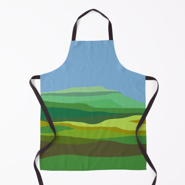 Item preview, Abstract Ingleborough in Spring, Yorkshire Dales Three Peaks, Fell Walking designed and sold by SparrowsEndArt.