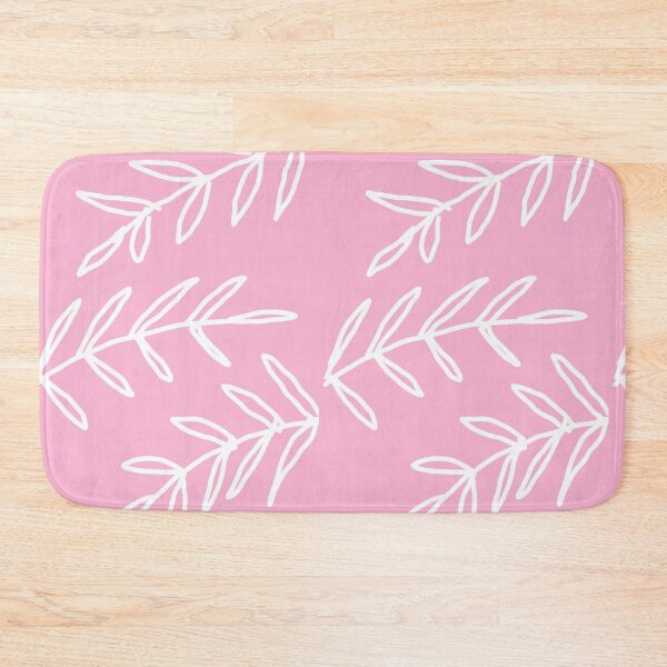 Item preview, "cute bohemian leaves on pink background" designed and sold by tudoo.