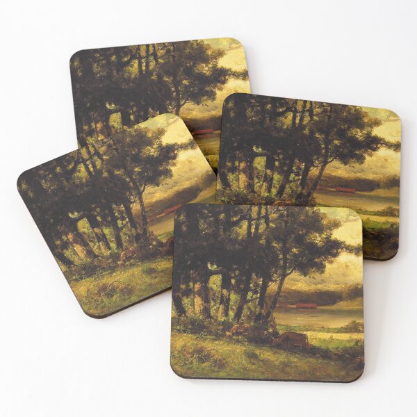 Item preview, Cows Grazing Near River - Edward Bannister - c1891 designed and sold by CrankyOldDude.
