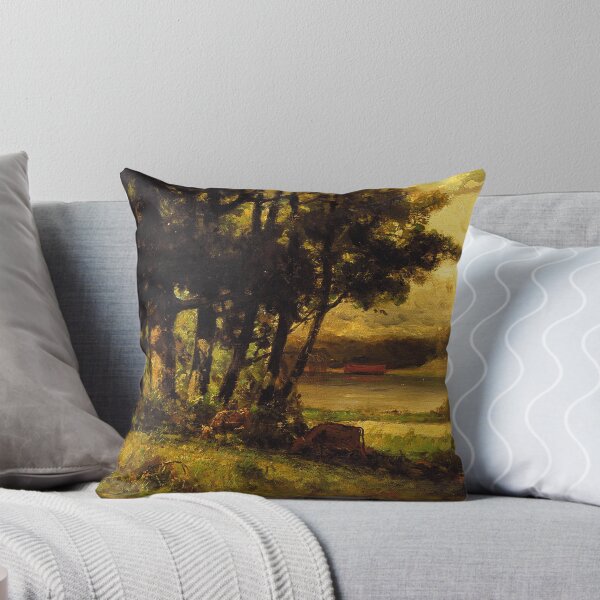 Item preview, Cows Grazing Near River - Edward Bannister - c1891 designed and sold by CrankyOldDude.