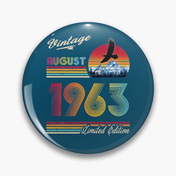 Item preview, August 1963 Birthday designed and sold by GreenSplash.