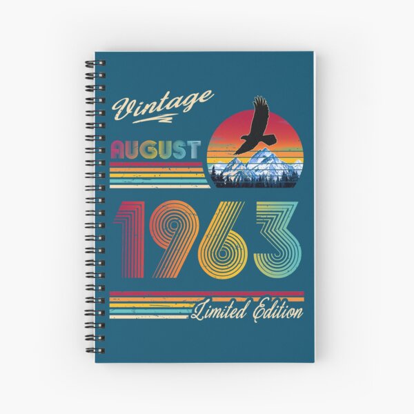 Item preview, August 1963 Birthday designed and sold by GreenSplash.