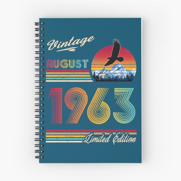 Item preview, August 1963 Birthday designed and sold by GreenSplash.