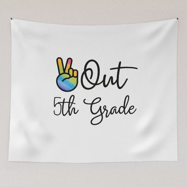 Item preview, Peace Out Fifth Grade, Last day graduation, Peace out 5th Grade designed and sold by sirina2796.