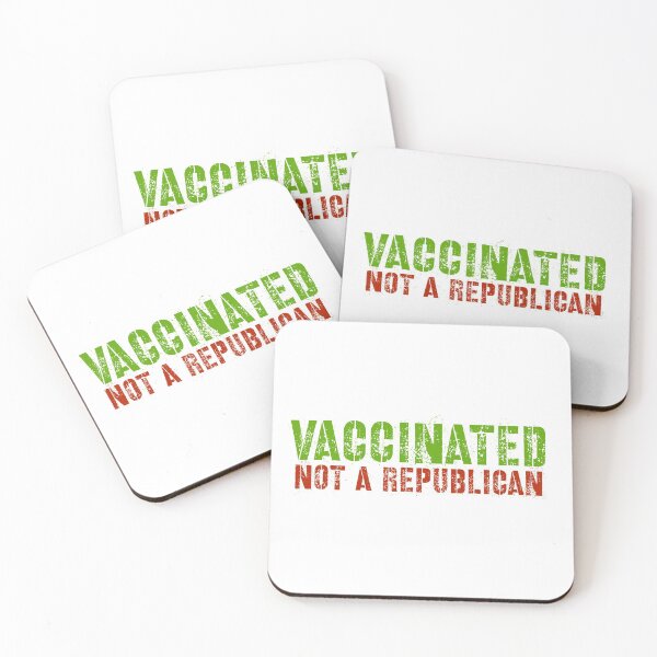 Item preview, Vaccinated Not Republican designed and sold by The Pattern Artist.