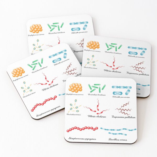 Item preview, Famous Bacteria - Pathogens designed and sold by Shirtey.