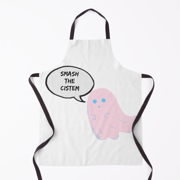 Item preview, Smash The Cistem Cute Ghost - Transgender Activism designed and sold by Koiboi11.