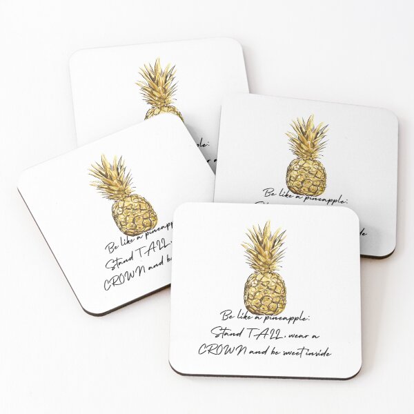 Item preview, Golden pineapple pattern drawing designed and sold by Dilerte.