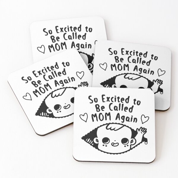 Item preview, Excited to be called mom again designed and sold by Aymanerachif.
