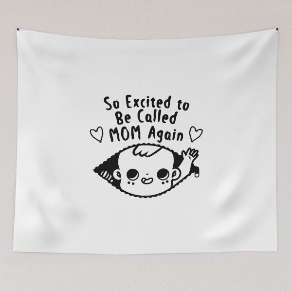 Item preview, Excited to be called mom again designed and sold by Aymanerachif.