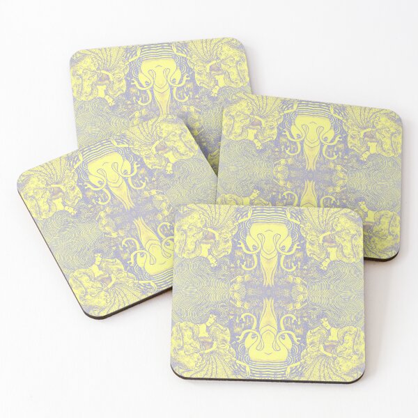 Item preview, Be In The Flow .. Lady and Swans Dolce Leda's Meditation Jan Toorop Yellow Grey designed and sold by SpiritGifts.