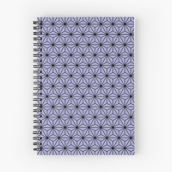 Item preview, Blue Bell Purple Asanoha - Japanese Traditional Pattern designed and sold by KinitaDesign.