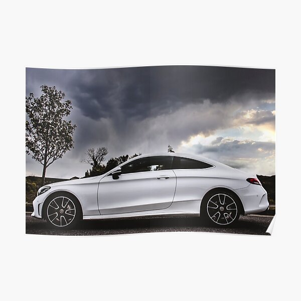 Poster Mercedes C Coupe Redbubble