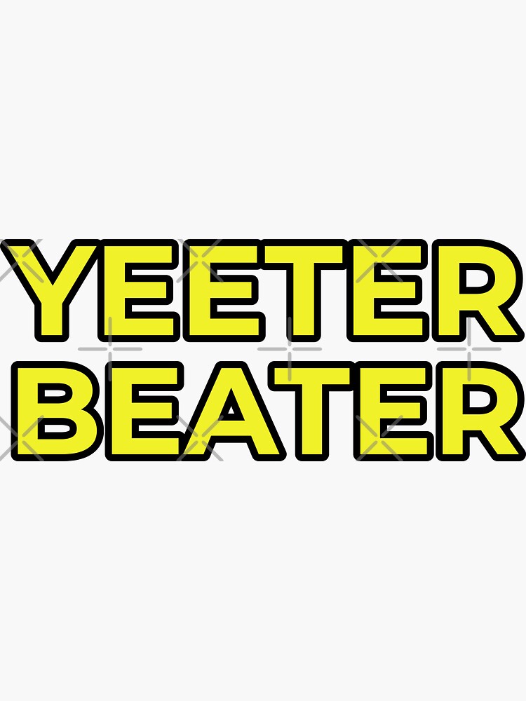 "Funny Yeeter beater car truck sticker" Sticker for Sale by pneuf
